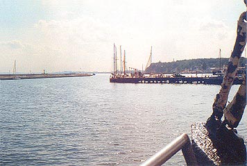 La salida del puerto de Sanitz en Kutter